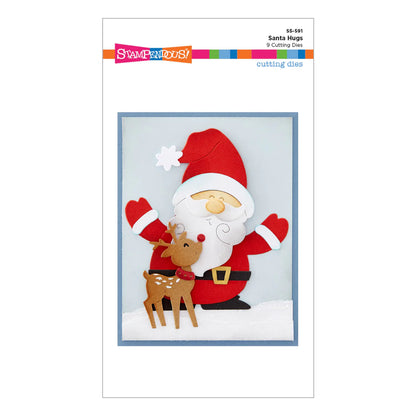 Stampendous Etched Dies Holiday Hugs - Santa Hugs - S5-591