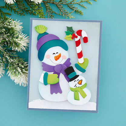 Stampendous Clear Stamp Set Snowman Hugs Faces & Sentiments - STP-206