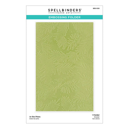 Spellbinders IN THE PINES EMBOSSING FOLDER - SES-050