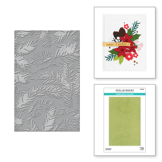 Spellbinders IN THE PINES EMBOSSING FOLDER - SES-050