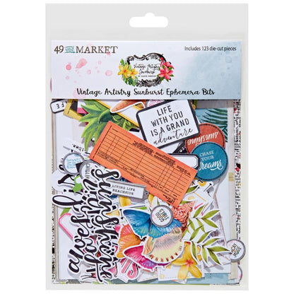 49 And Market Ephemera Bits Vintage Artistry Sunburst - SUN24760