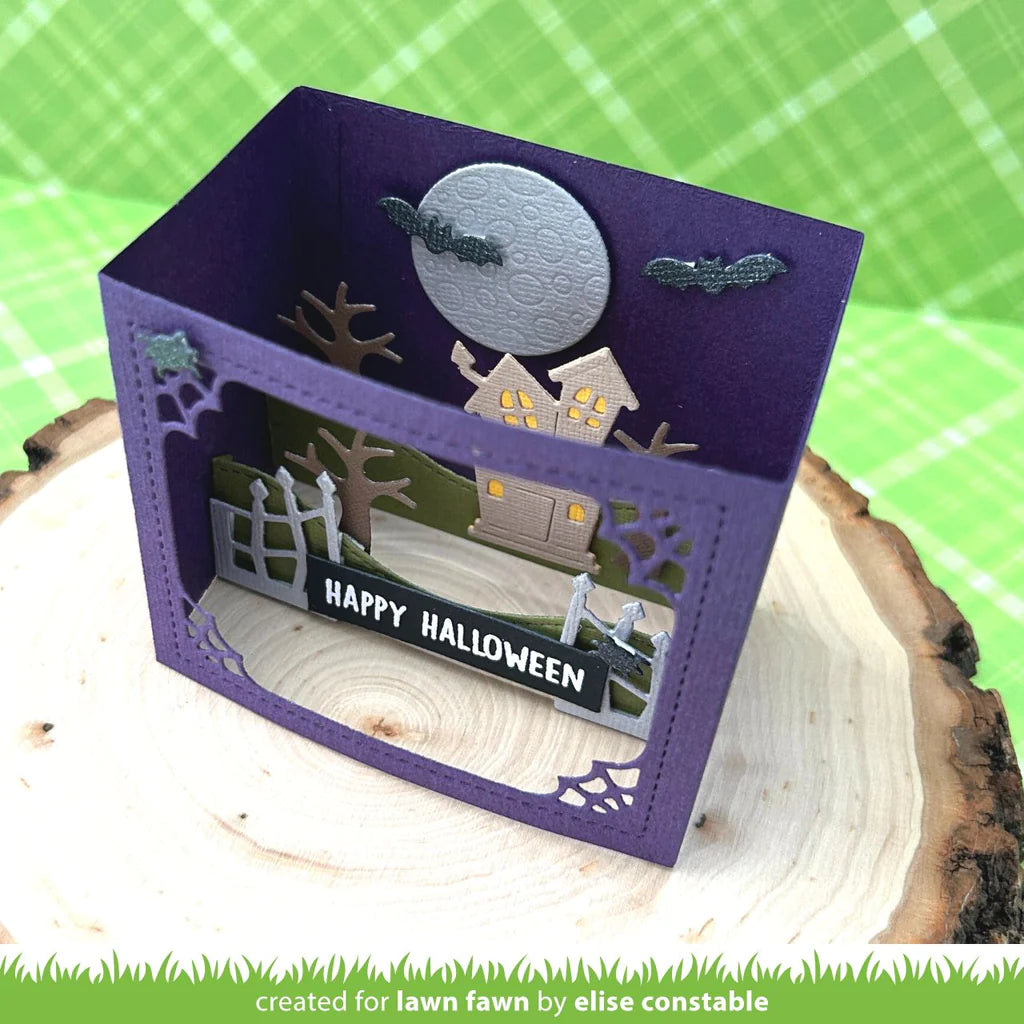 Lawn Fawn Shadow Box Card Halloween Add-On - LF3243