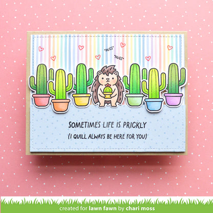 Lawn Fawn Sometimes Life Is Prickly Stamps - LF3355