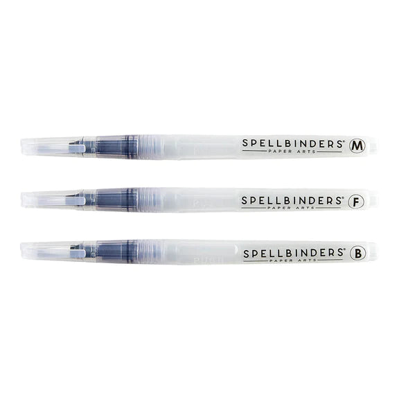 Spellbinders Water Brush Set - 3 Pack - T-061