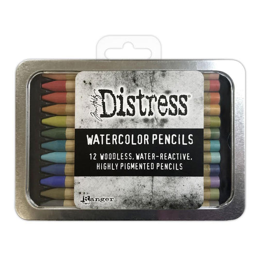 Tim Holtz Distress Watercolor Pencils 12 Pc - Set 3 - TDH76643