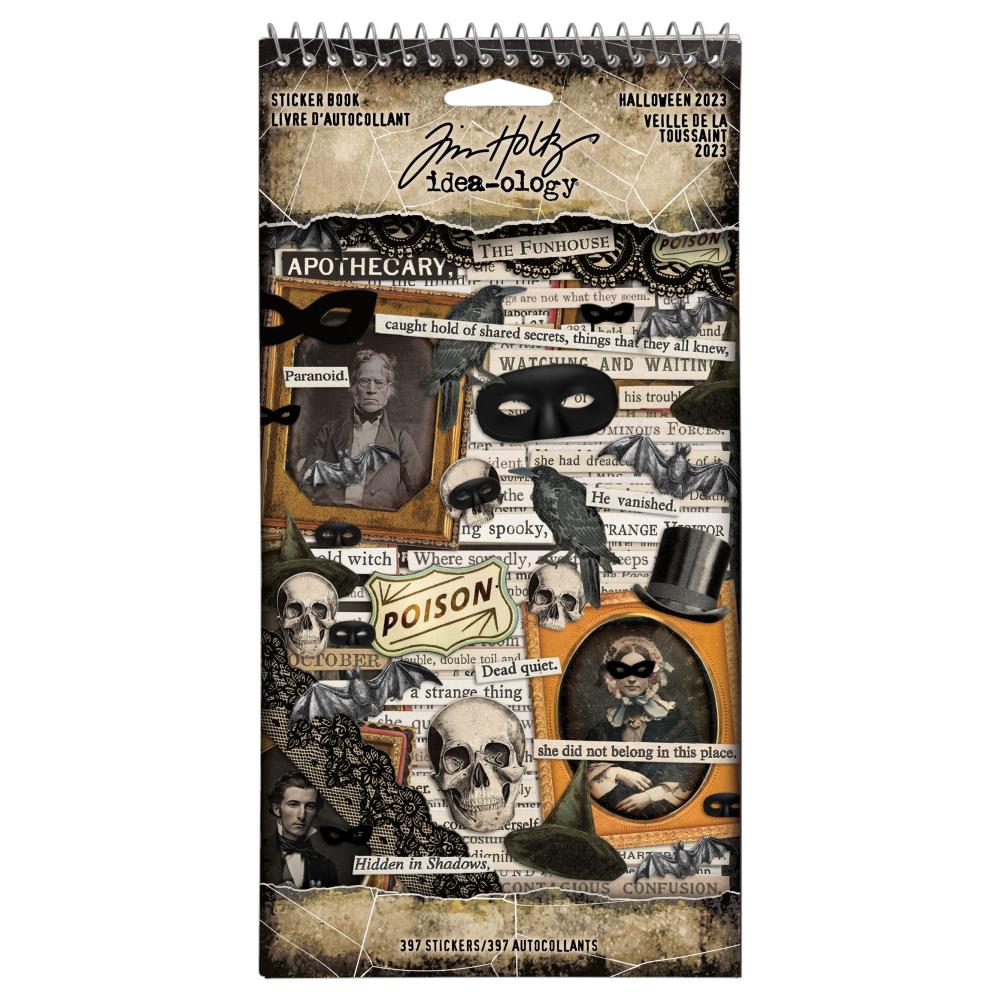 Tim Holtz Idea-Ology Sticker Book Halloween - TH94335