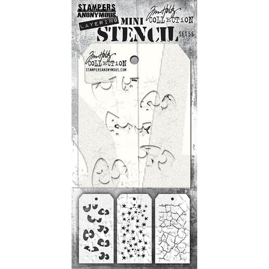 Tim Holtz Stampers Anonymous Mini Layering Stencil Set #56 - THMST056
