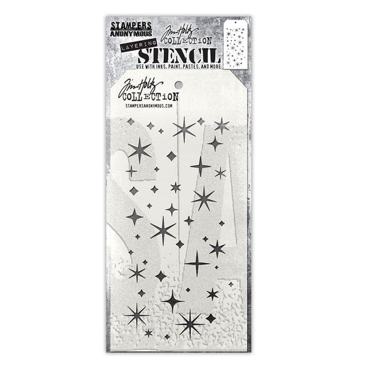 Tim Holtz Stampers Anonymous Layering Stencil Twinkle - THS173