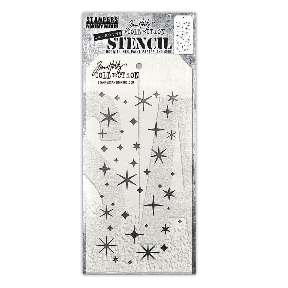 Tim Holtz Stampers Anonymous Layering Stencil Twinkle - THS173