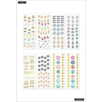 MAMBI Happy Planner Sticker Sheets - Happy Summer - SP3H8013