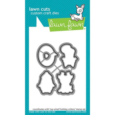 Lawn Fawn Say What? Holiday Critters - Lawn Cuts - LF2952