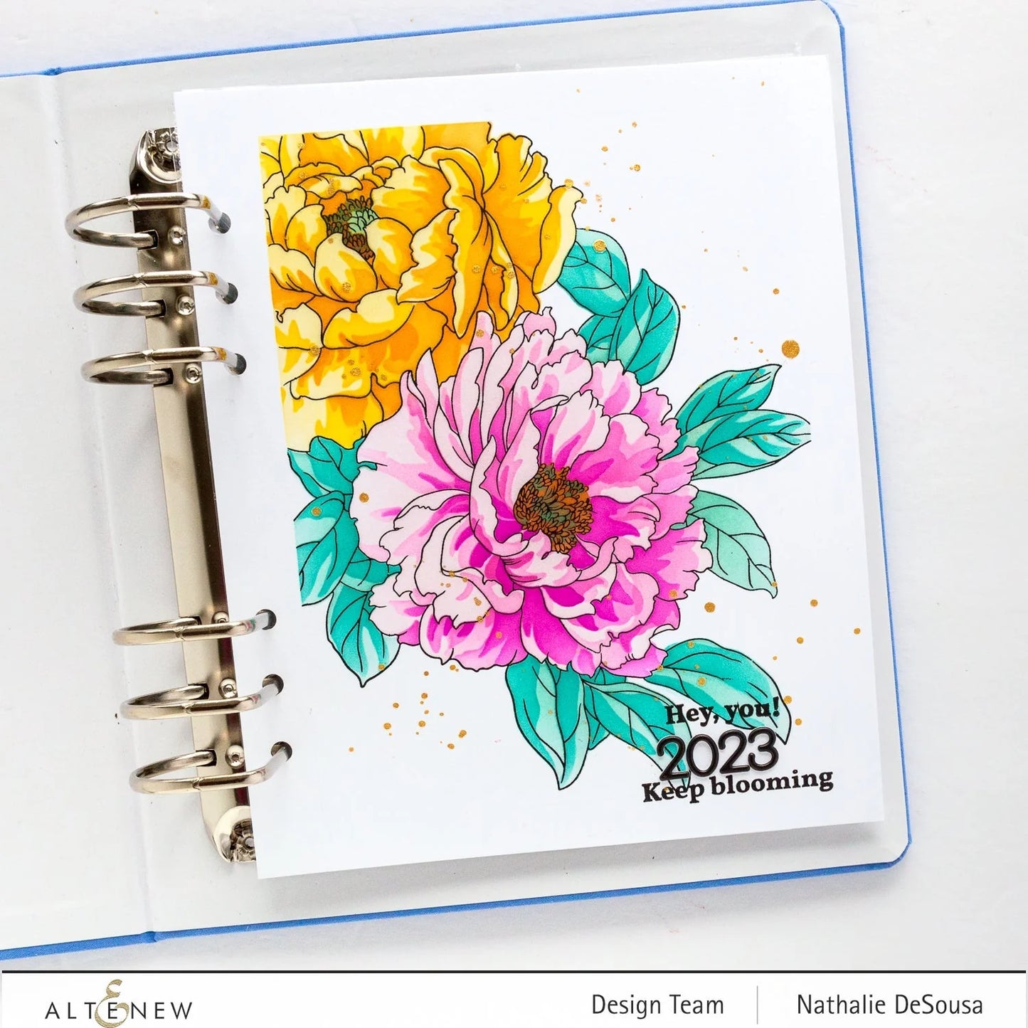 Altenew Billowing Peonies Stamp Set - ALT7740