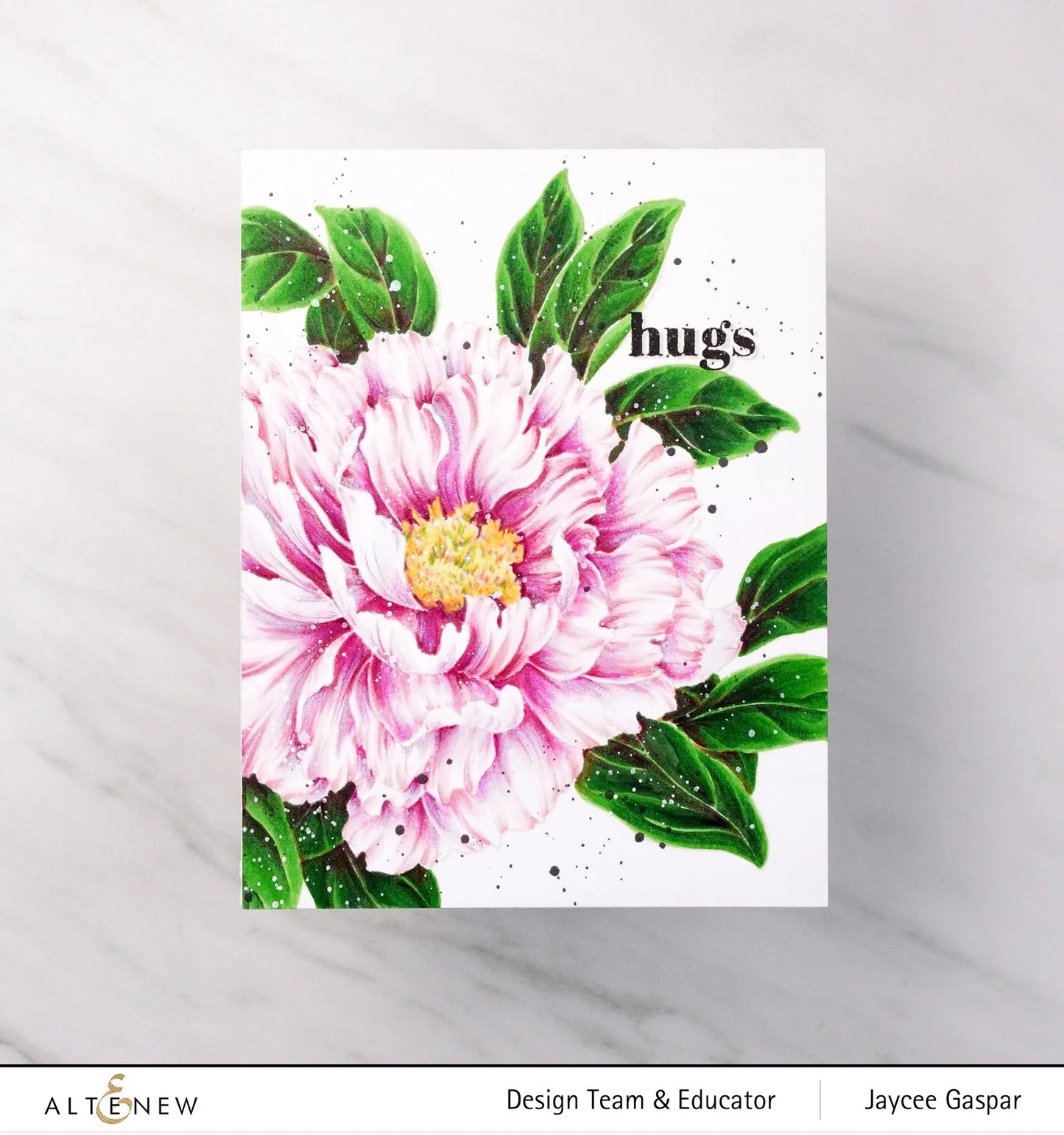 Altenew Billowing Peonies Stamp Set - ALT7740