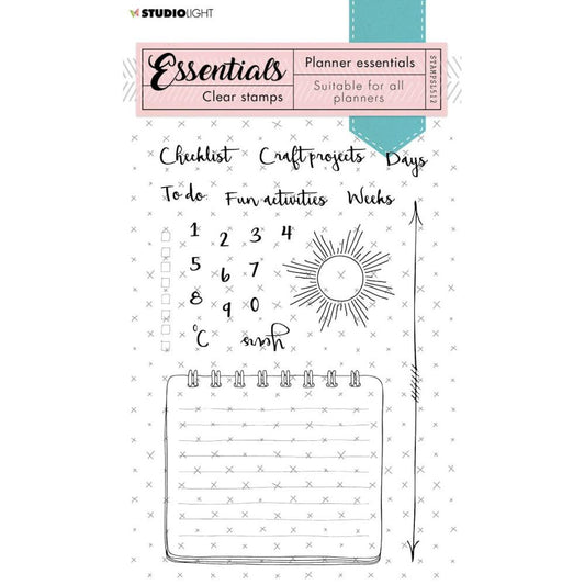 Studio Light Essentials A6 Stamps - Planner - STAMP512