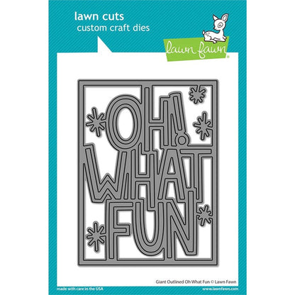 Lawn Fawn Giant Outlined Oh What Fun - LF2972