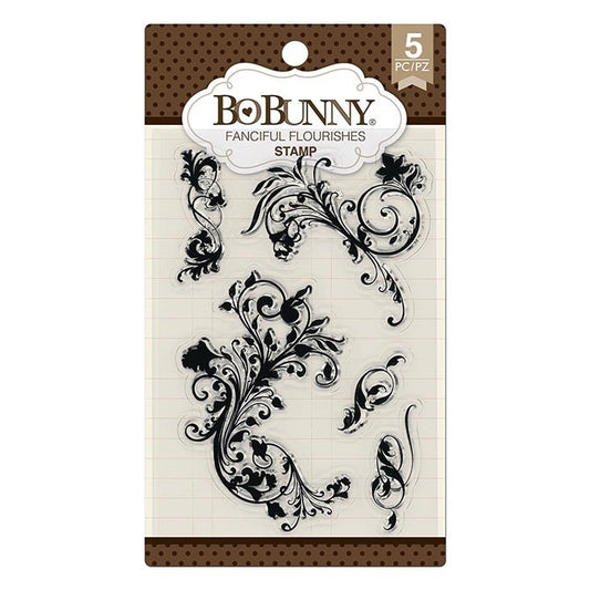 Bo Bunny Clear Stamps - Fanciful Flourishes - 7310179