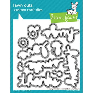 Lawn Fawn Scripty Bubble Sentiments - Lawn Cuts - LF2503