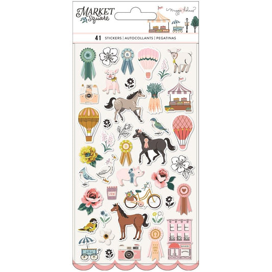 Maggie Holmes Market Square Puffy Stickers 41 Pc - MH003697