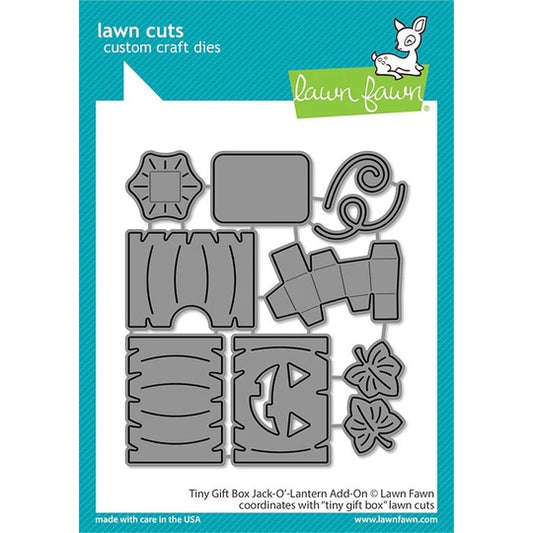 Lawn Fawn Tiny Gift Box Jack-O'-Lantern Add-on - LF2968