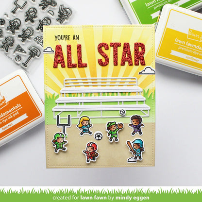 Lawn Fawn Tiny Sports Friends Stamps - LF2865