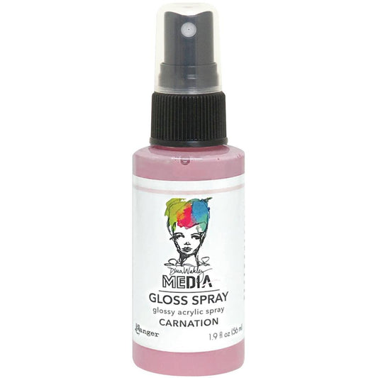 Dina Wakley Media Gloss Sprays 2oz - Carnation - MDO 73697