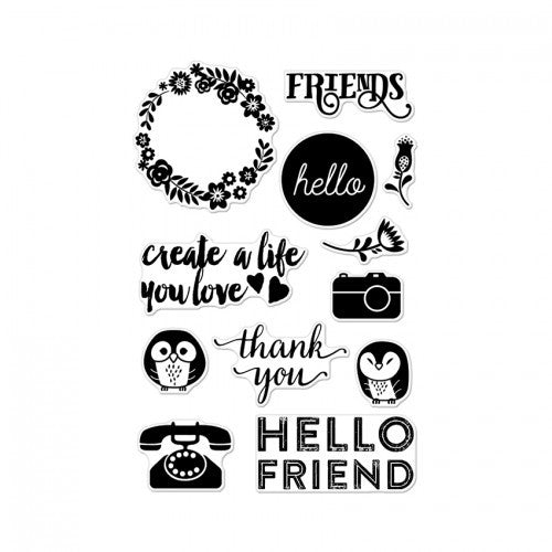 Hero Arts Friends by Lia Stamps - CL875