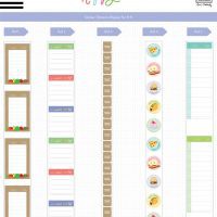 Mambi The Happy Planner Sticker Roll – Menu/Food - PRS-02