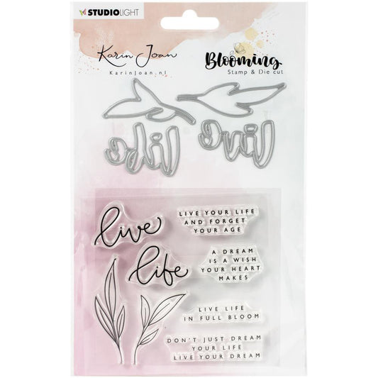 Studio Light Karin Joan Blooming Collection Stamp & Die Set A6 - NR. 02 - CSDCKJ02