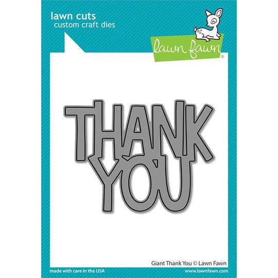 Lawn Fawn Giant Thank You Dies - LF2692
