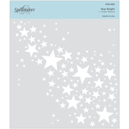 Spellbinders Stencil - Star Bright - STN002