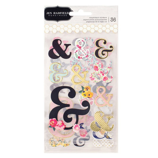 Pebbles Jen Hadfield Everyday Ampersand Stickers - 733086