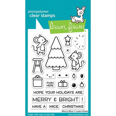 Lawn Fawn Merry Mice Stamps - LF2684