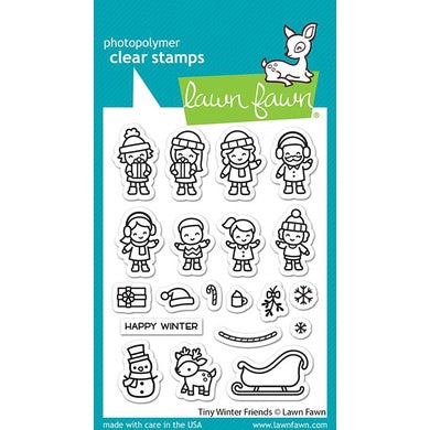 Lawn Fawn Tiny Winter Friends Stamps - LF2678