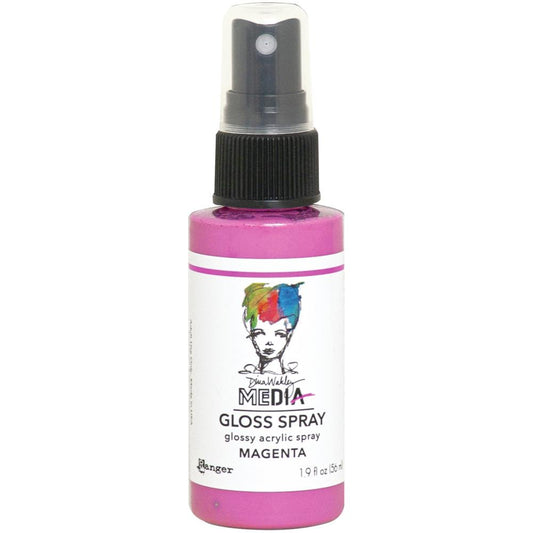Dina Wakley Media Gloss Sprays 2oz - Magenta - MDO 68518
