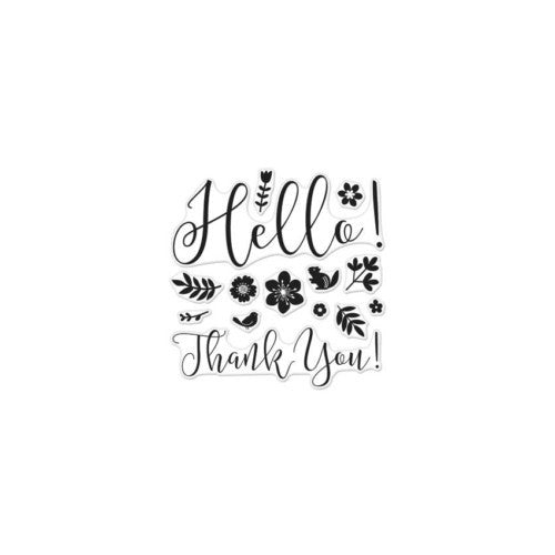 Hero Arts Spring Hello By Lia Clear Stamps - CL926