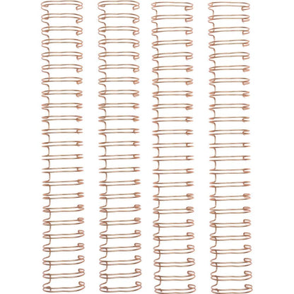 We R Memory Keepers Cinch Wires 1" 4 Pc - Rose Gold - WR660503