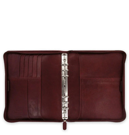 (PRE-ORDER) Filofax Lockwood Zip A5 Organizer - Garnet