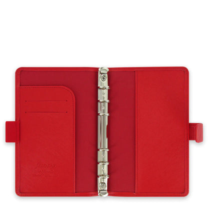 (PRE-ORDER) Filofax Saffiano Personal Compact Organizer - Poppy