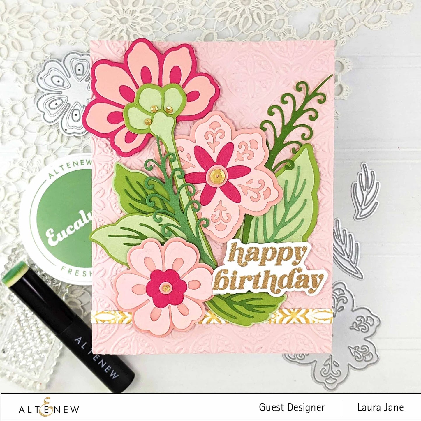 Altenew Luxurious Motifs 3D Embossing Folder - ALT7721