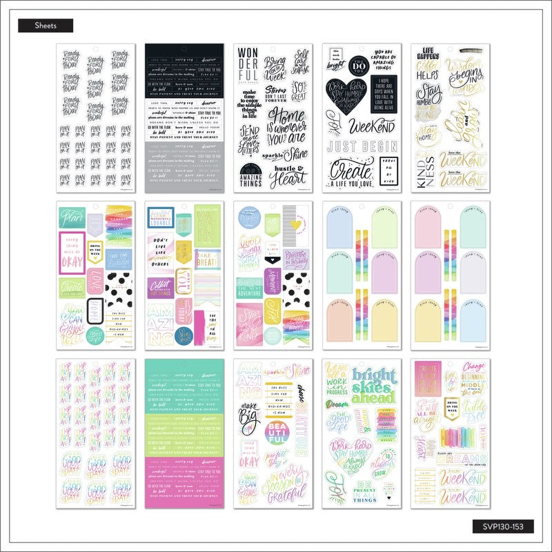 MAMBI Value Pack Stickers - Essential Quotes - SVP130-153