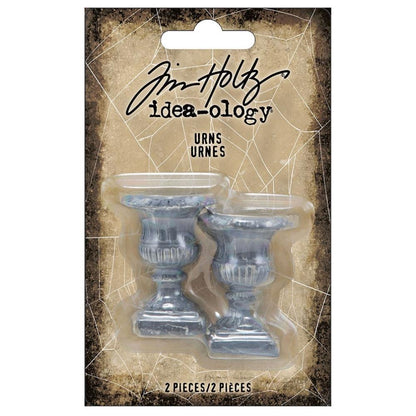 Tim Holtz Idea-Ology Mini Urns 2 Pc - Halloween - TH94174