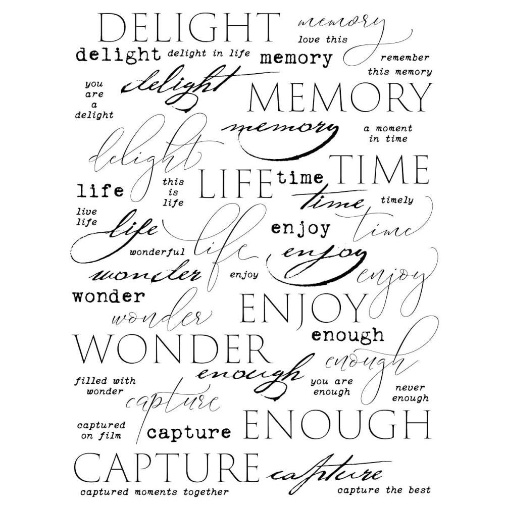 49 And Market Essential Rub-Ons 6"X8" 2/Sheets - Defining Words 01 - VB37537