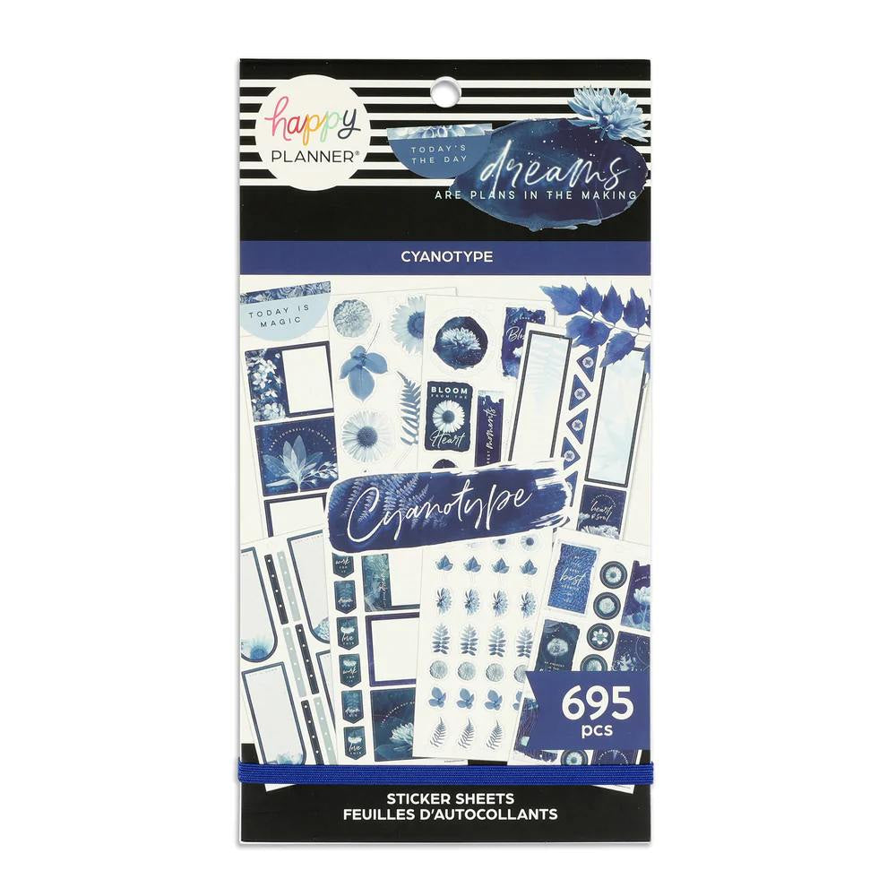 MAMBI Value Pack Stickers - Cyanotype - SVP130-164