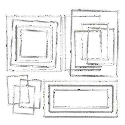 49 And Market Curators Essential Chipboard Frames - Key Lined - C38145