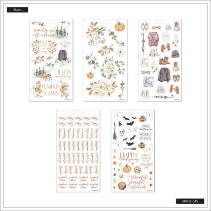 MAMBI Fall Harvest Stickers - 5 Sheets - SP4H5-045